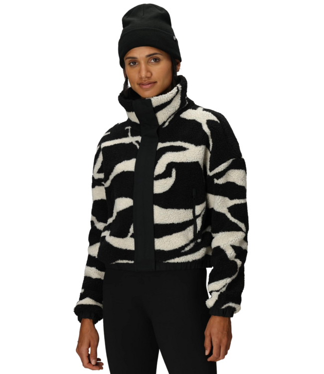 686 WOMENS OUTPOST SHERPA JACKET BLACK VAPORS 2026