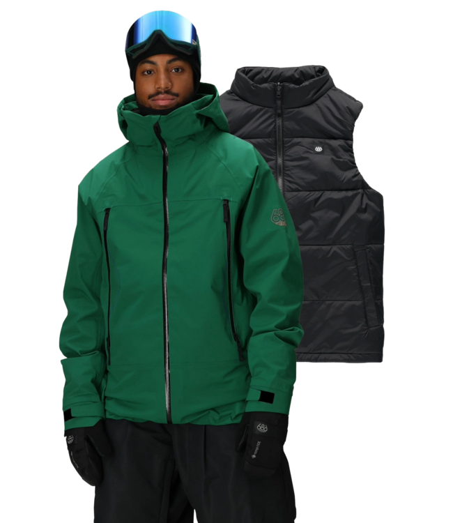 686 SMARTY 3-IN-1 RODEO 3L JACKET EMERALD GREEN 2026