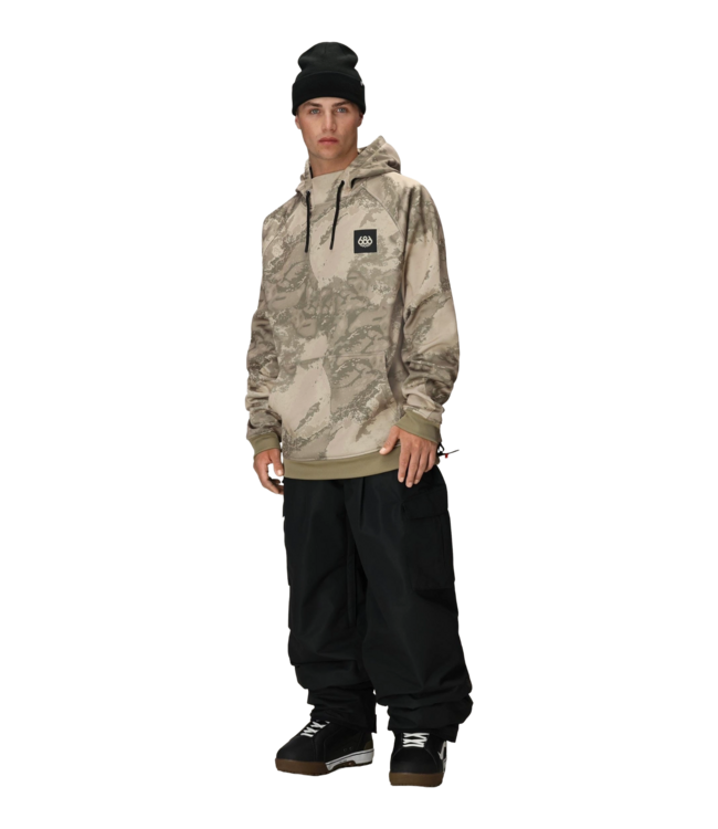686 BONDED FLEECE HOODY LIMESTONE HEMISPHERE PRINT 2026