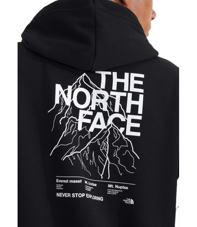 THE NORTH FACE EVOLUTION HALF DOME MOUNTAIN HOODIE—GRAPHIC BLACK 2026
