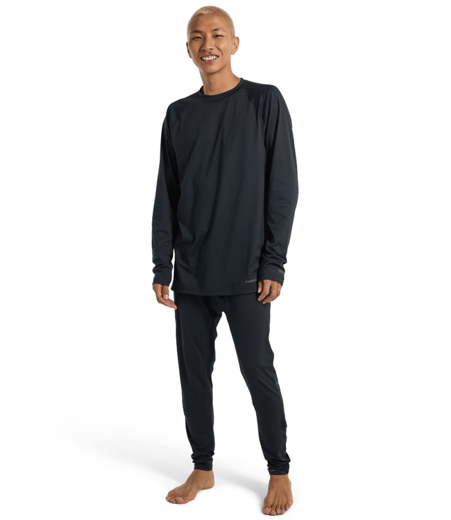 BURTON MIDWEIGHT BASE LAYER CREWNECK TRUE BLACK 2026