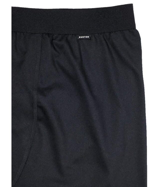 BURTON MIDWEIGHT BASE LAYER PANTS TRUE BLACK 2026