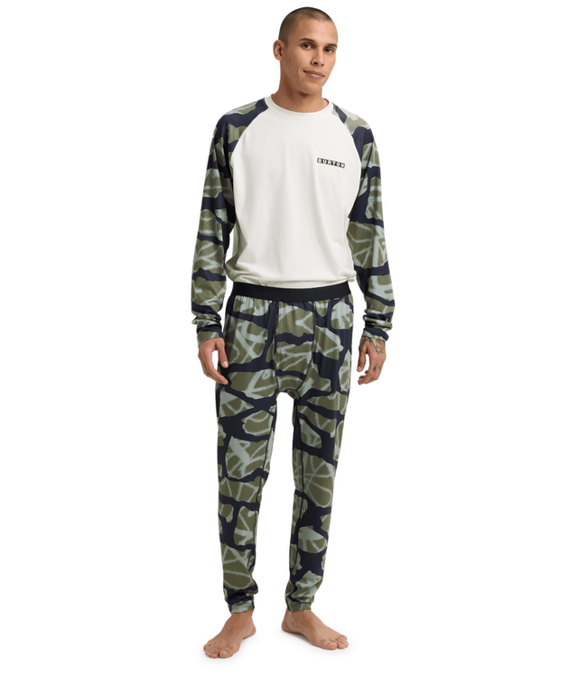 BURTON MIDWEIGHT BASE LAYER PANTS GRAFFITI CAMO 2026