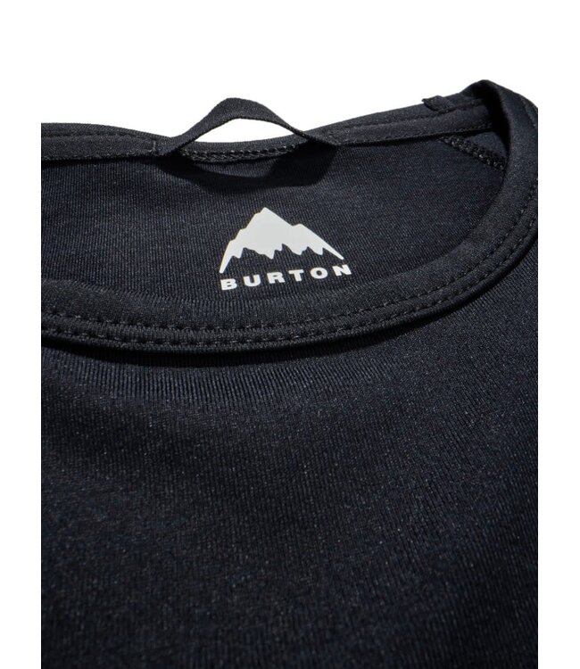BURTON WOMENS LIGHTWEIGHT X BASE LAYER CREWNECK TRUE BLACK 2026