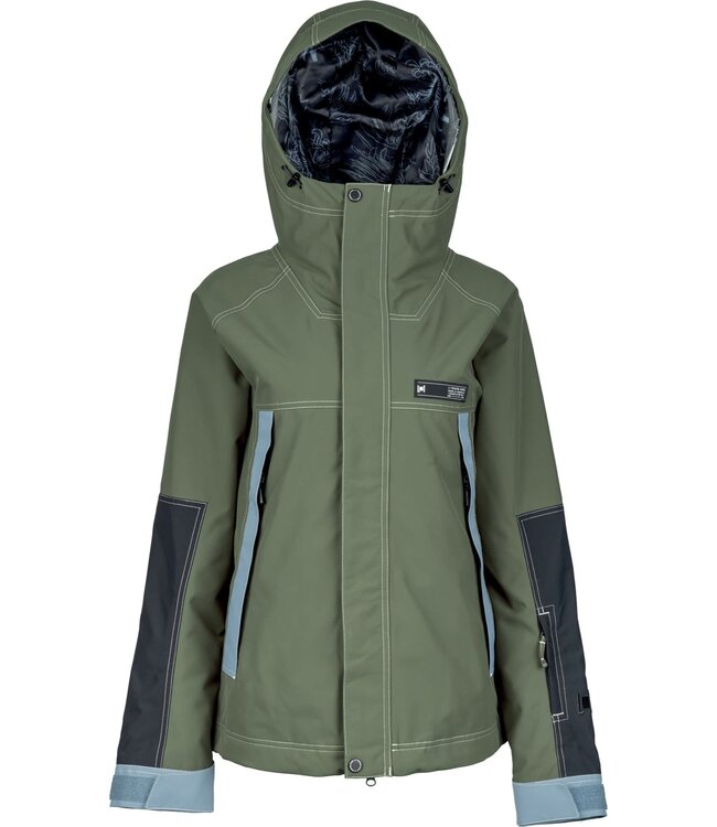 L1 WOMENS DAKOTA JACKET COMBAT/BLUESTONE/BLACK 2026