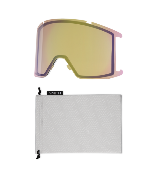 SMITH SQUAD XL GOGGLE FATIGUE GREEN W/ CHROMAPOP EVERYDAY RED MIRROR + CHROMAPOP STORM YELLOW FLASH 2026