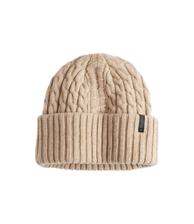 AUTUMN CABLE KNIT BEANIE NATURAL 2026