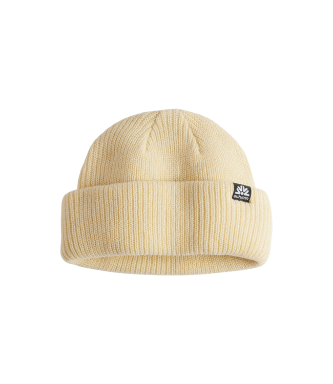 AUTUMN DOUBLE ROLL BEANIE EGGSHELL 2026