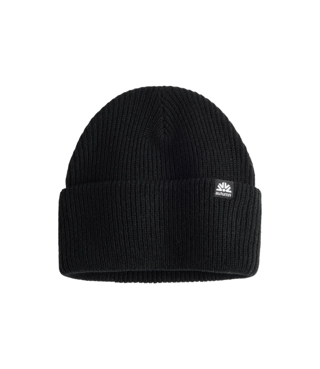 AUTUMN SIMPLE SOLID BEANIE BLACK 2026