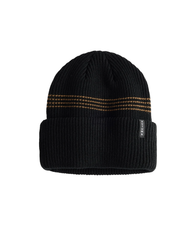 AUTUMN MINI STRIPE BEANIE BLACK 2026