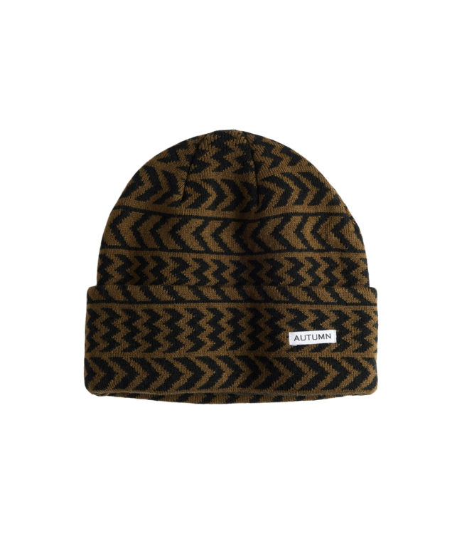 AUTUMN CHEVRON BEANIE ARMY 2026