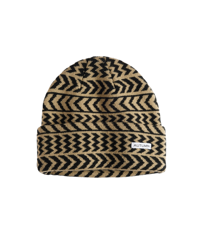 AUTUMN CHEVRON BEANIE CHINCHILLA 2026