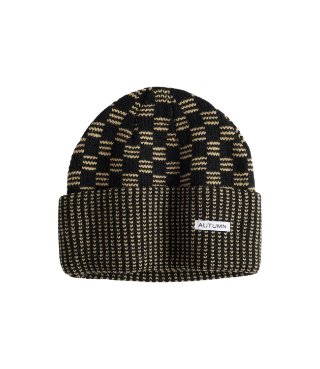 AUTUMN SQUARED BEANIE BLACK 2026