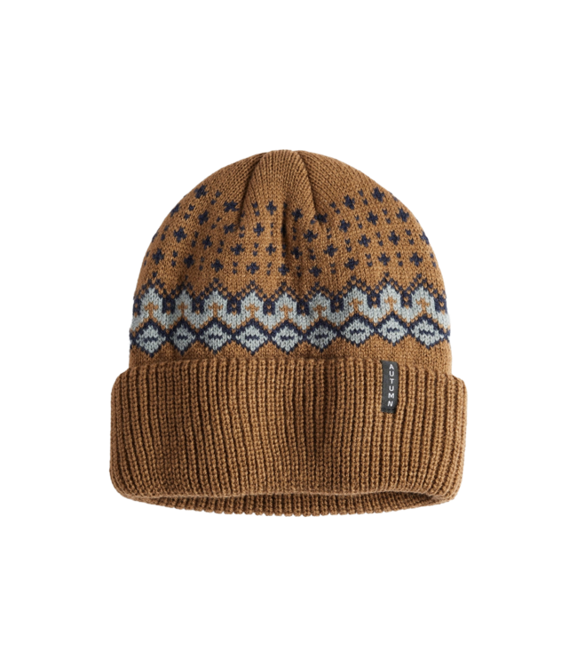 AUTUMN FAIRISLE BEANIE LIGHT BROWN 2026