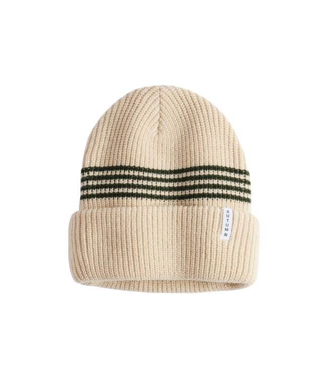 AUTUMN YOUTH MINI STRIPE BEANIE OATMILK 2026