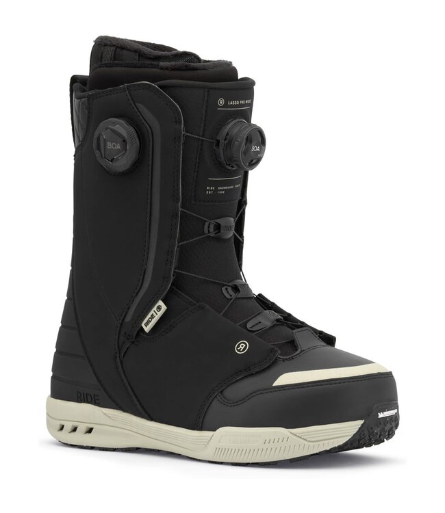 RIDE LASSO PRO WIDE SNOWBOARD BOOTS BLACK 2026