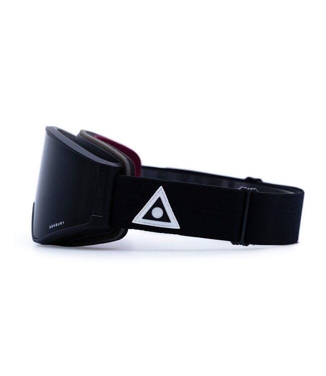 ASHBURY A12 GOGGLE BLACK TRIANGLE w/ DARK SMOKE LENS + YELLOW 2026