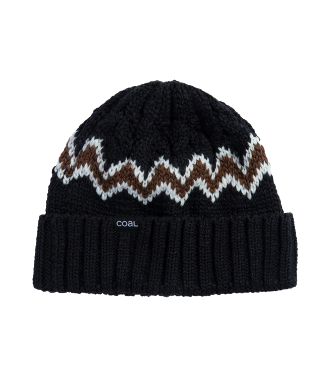 COAL MEADOWS BEANIE BLACK / BROWN 2026