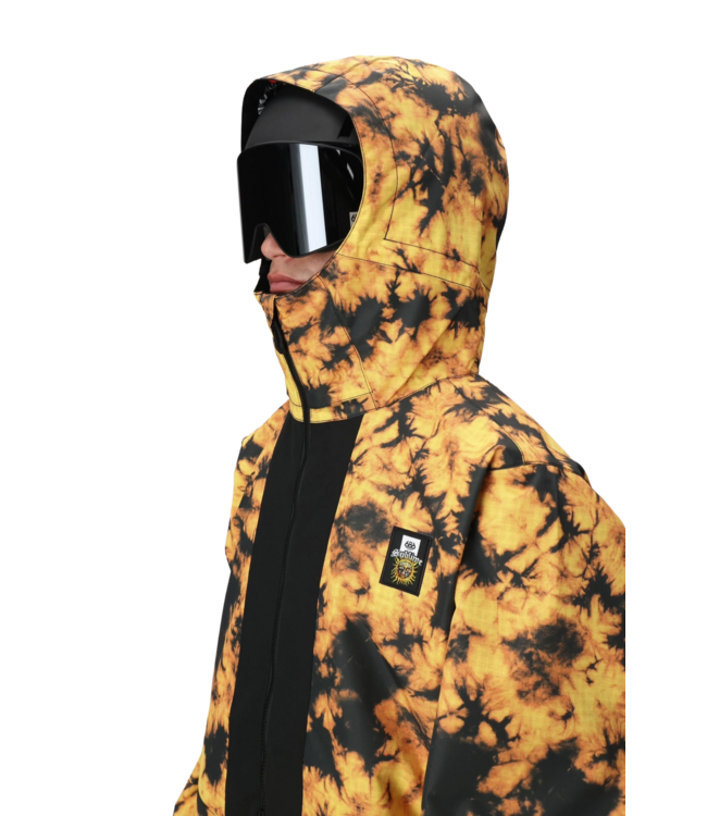 686 x SUBLIME ANORAK JACKET ORANGE TIE DIE 2026