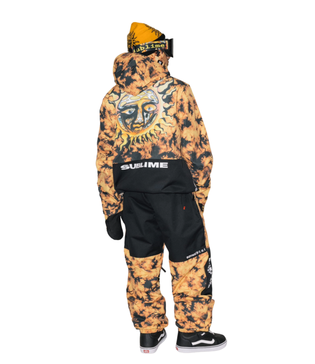686 x SUBLIME ANORAK JACKET ORANGE TIE DIE 2026