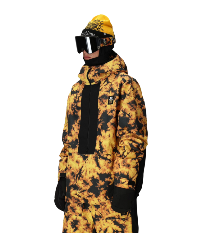 686 x SUBLIME ANORAK JACKET ORANGE TIE DIE 2026
