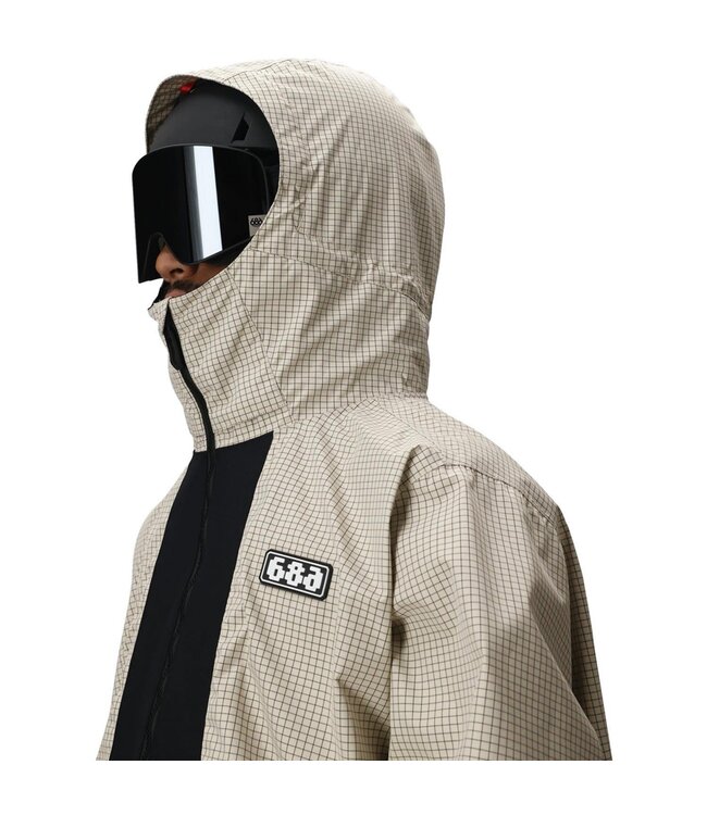 686 MENS GHOST 2.5L ANORAK JACKET LIMESTONE RIPSTOP 2026