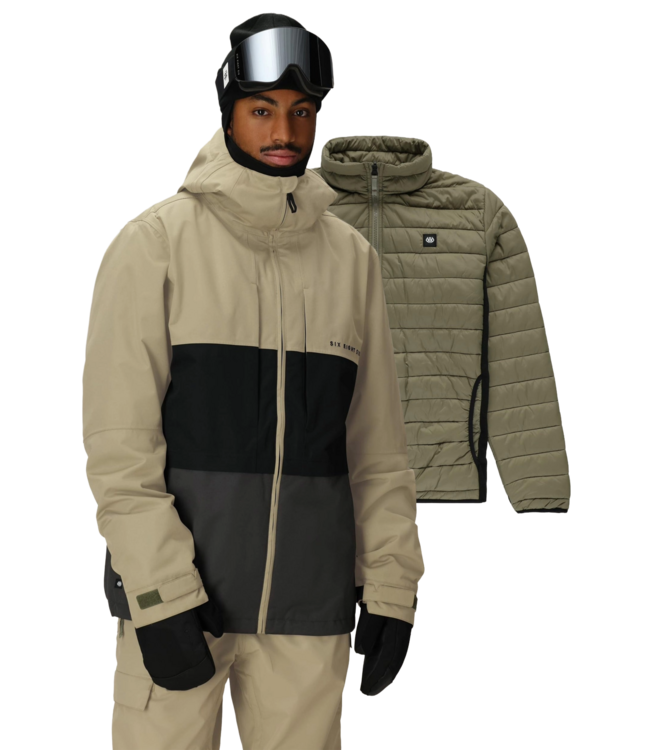 686 SMARTY 3-IN-1 FORM JACKET SAGE COLORBLOCK 2026