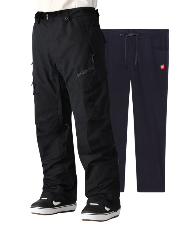 686 SMARTY® 3-IN-1 CARGO PANT BLACK 2026