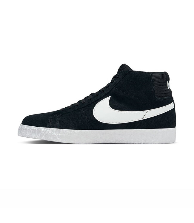 NIKE SB MENS ZOOM BLAZER MID (002) BLACK/WHITE-WHITE-WHITE