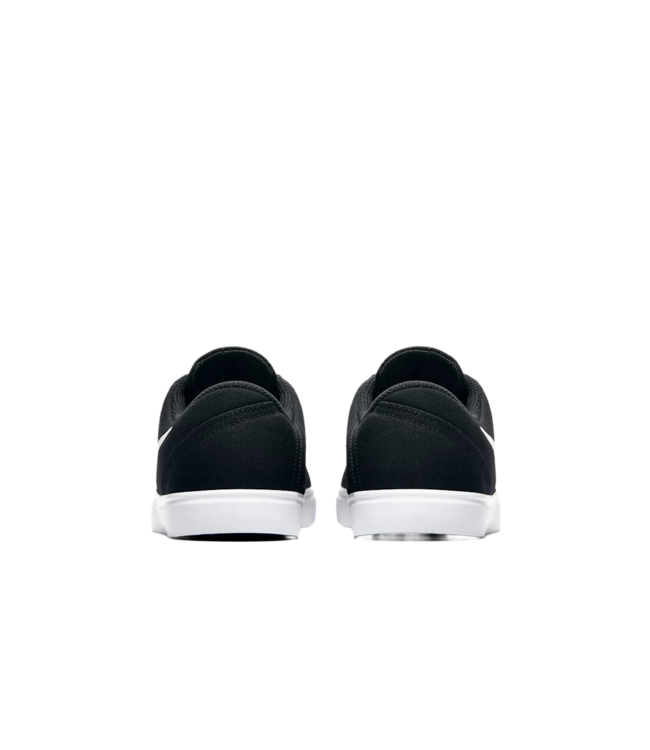 NIKE SB YOUTH CHECK CANVAS (GS) SHOE BLACK/WHITE