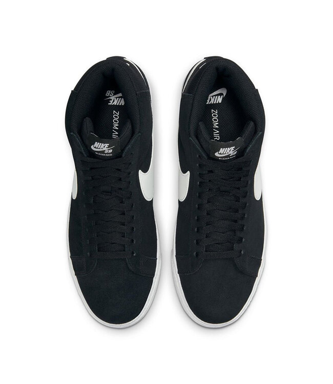 NIKE SB MENS ZOOM BLAZER MID (002) BLACK/WHITE-WHITE