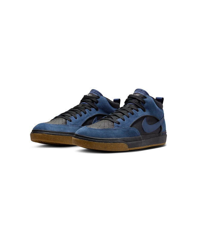 NIKE SB REACT LEO SHOES (401) NAVY/BLACK