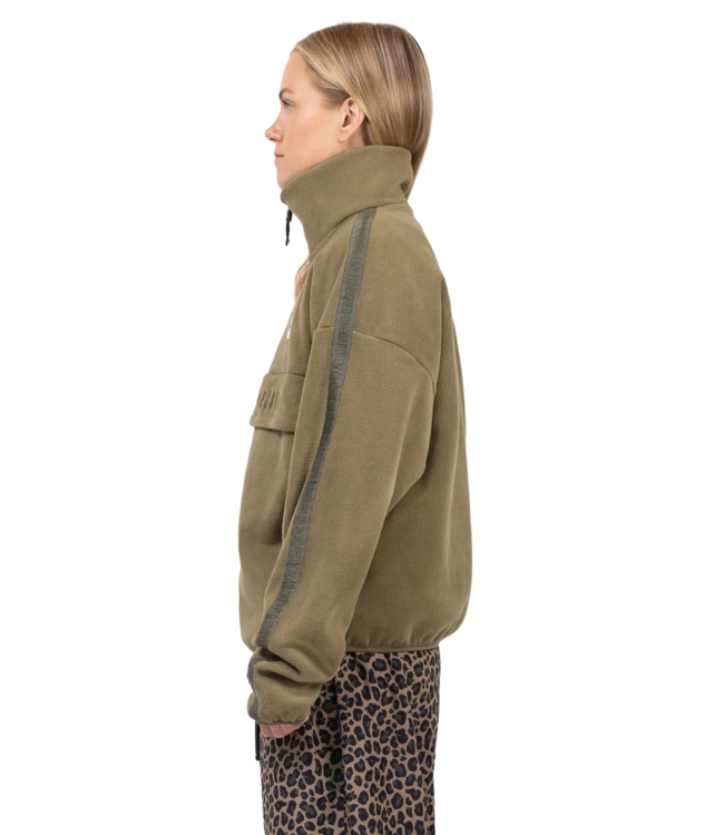 EIVY WOMENS BALL FLEECE HALF ZIP SWEATER OLIVE 2026