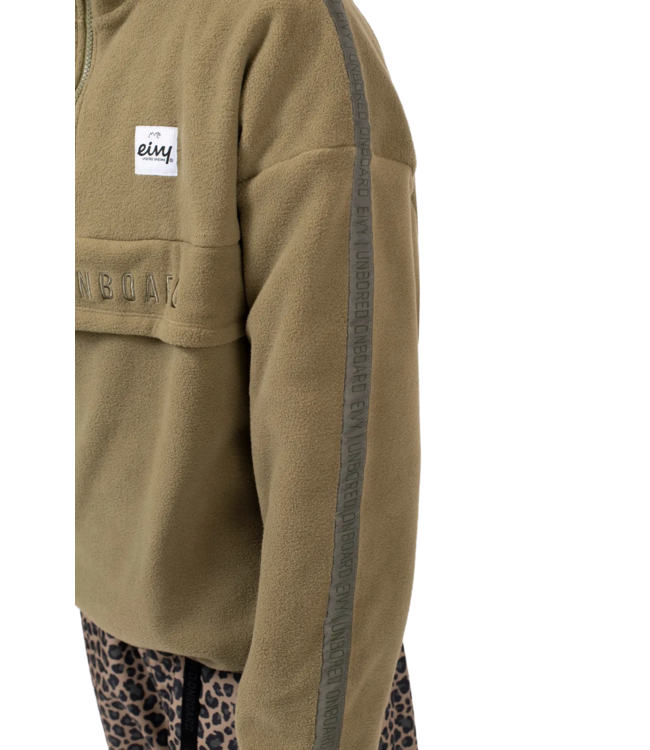 EIVY WOMENS BALL FLEECE HALF ZIP SWEATER OLIVE 2026