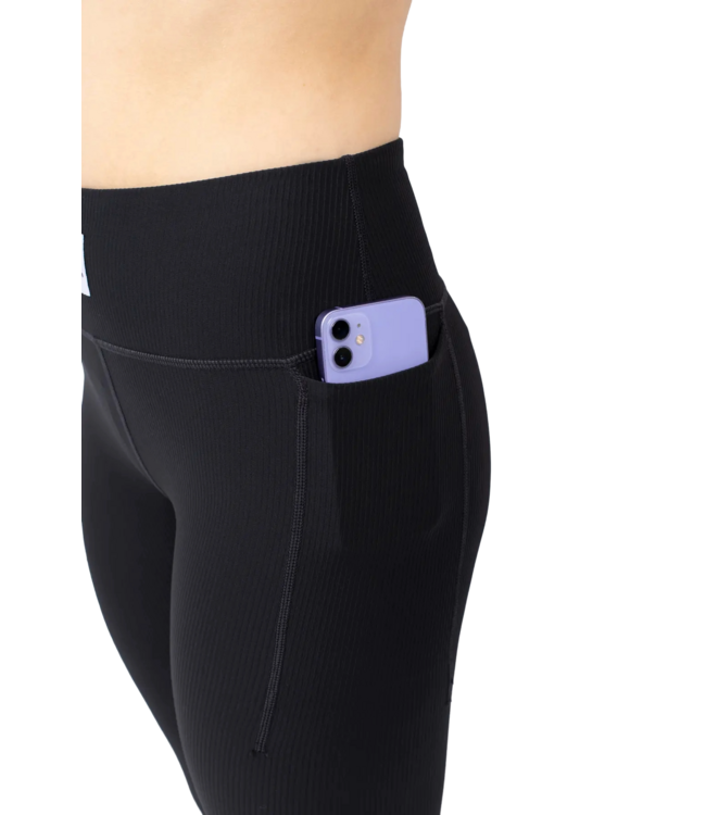 EIVY WOMENS POCKET RIB 3/4 TIGHTS BLACK 2026
