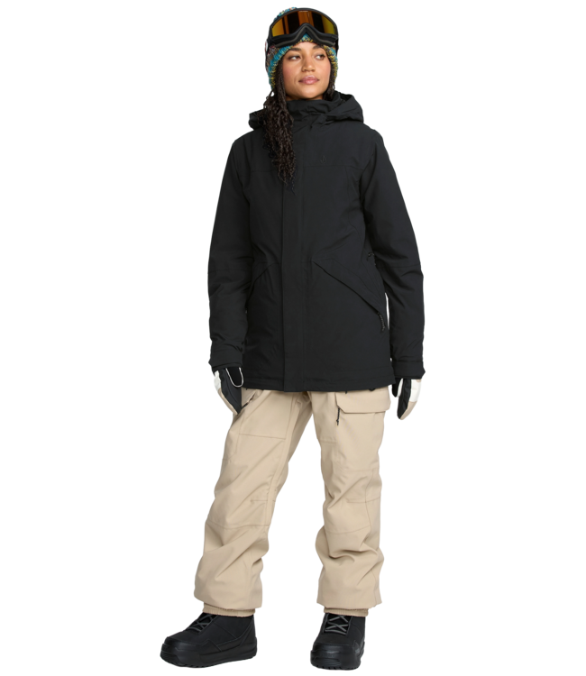 VOLCOM WOMENS SHELTER 20K 3D STRETCH JACKET BLACK 2026