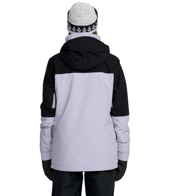 VOLCOM WOMENS SHELTER 20K 3D STRETCH JACKET LAVENDER 2026
