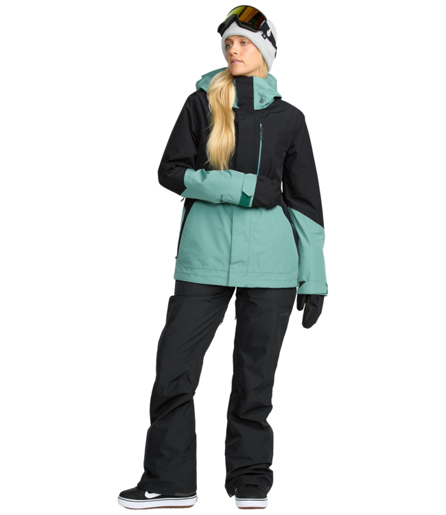 VOLCOM WOMENS KANYON INSULATED GORE PANT BLACK 2026