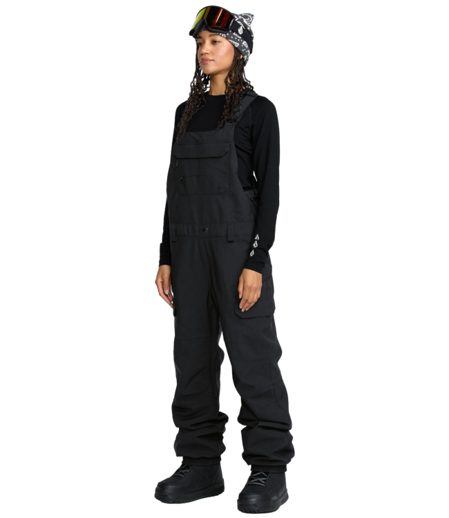 VOLCOM WOMENS CRESTON 3D STRETCH BIB OVERALL BLACK 2026