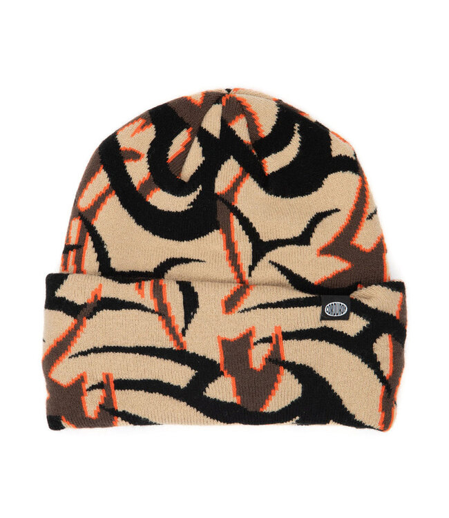 CORDUROY TRIBAL CAMO BEANIE KHAKI 2026