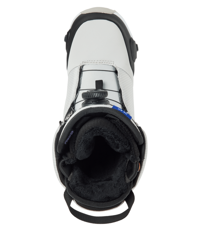 BURTON WOMENS HIGHSHOT STEP ON SNOWBOARD BOOTS GREY CLOUD 2026