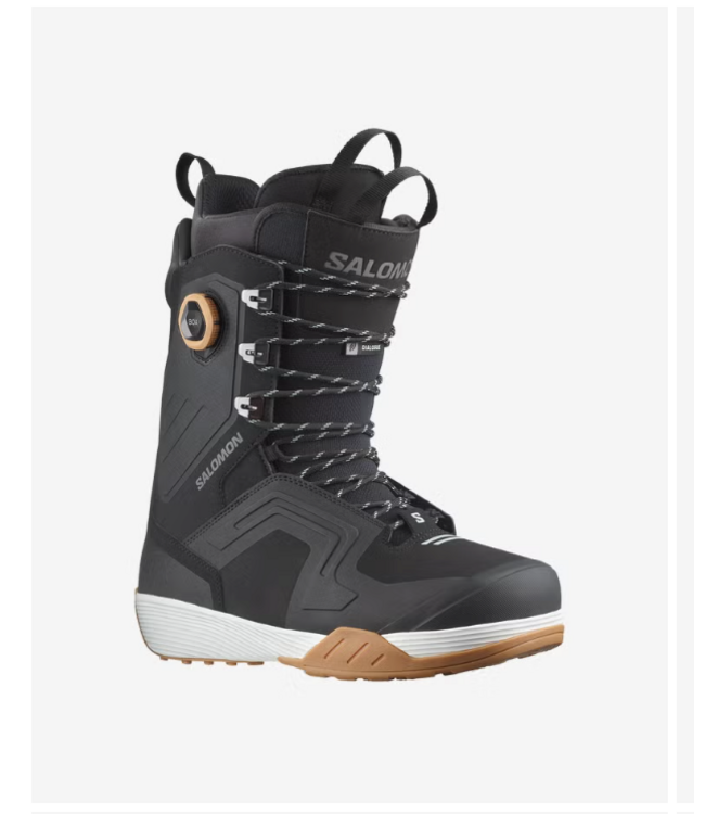 SALOMON DIALOGUE LACE SJ BOA BOOTS BLACK/BLACK/WHITE 2026