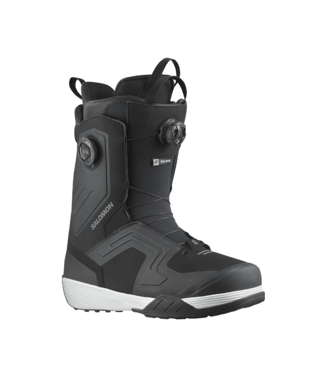 SALOMON DIALOGUE DUAL BOA BOOTS BLACK/BLACK/WHITE 2026