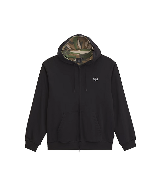 VANS MENS  DOVER THERMAL LINED FULL ZIP HOODIE BLACK