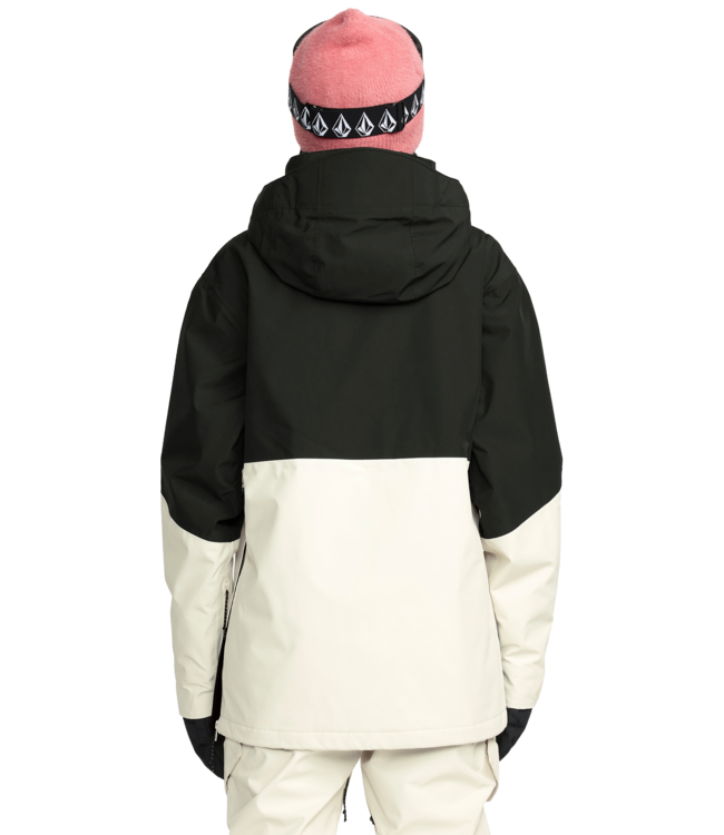 VOLCOM WOMENS FERN INSULATED GORE PULLOVER JACKET BLACK 2026