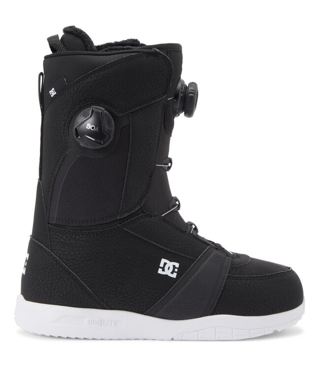 DC WOMENS LOTUS SNOWBOARD BOOT BLACK/ WHITE 2026