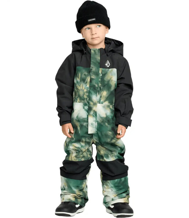 VOLCOM LITTLE KIDS FLURRY ONE PIECE SNOWSUIT SHAMROCK HEATHER 2026