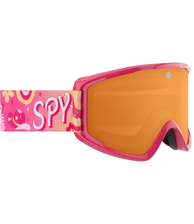 SPY CRUSHER ELITE JR ECO GOGGLE PINK PARTY w/ LL PERSIMMON 2026