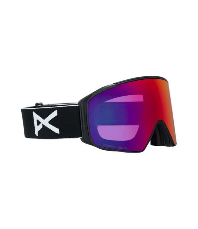 ANON M4S CYLINDRICAL GOGGLE BLACK w/ SUNNY RED + CLOUDY BURST + MFI 2026