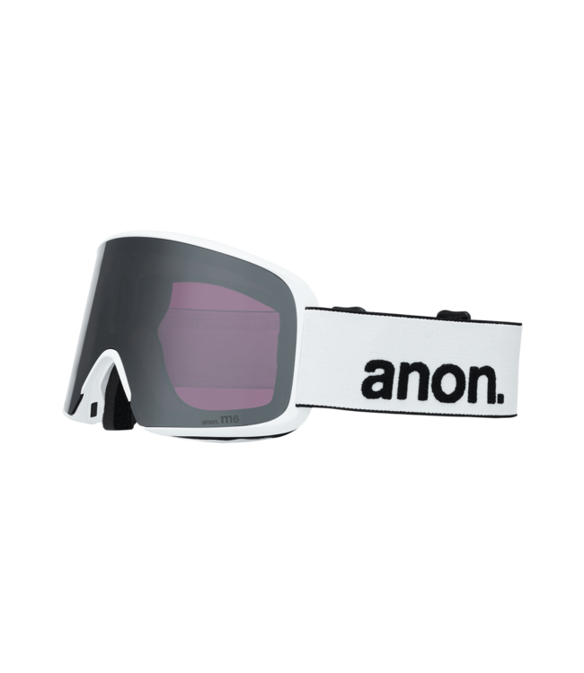ANON M6 GOGGLE WHITE w/ SUNNY ONYX + VARIABLE VIOLET + MFI 2026